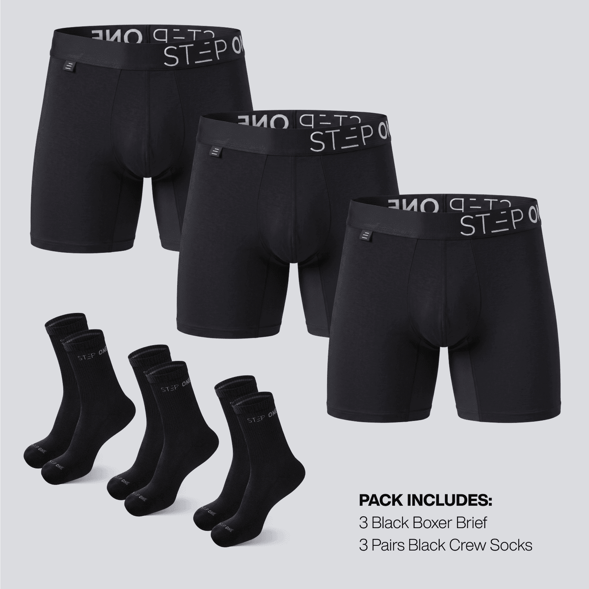 Dark Mode (Trio) - Bamboo Underwear
