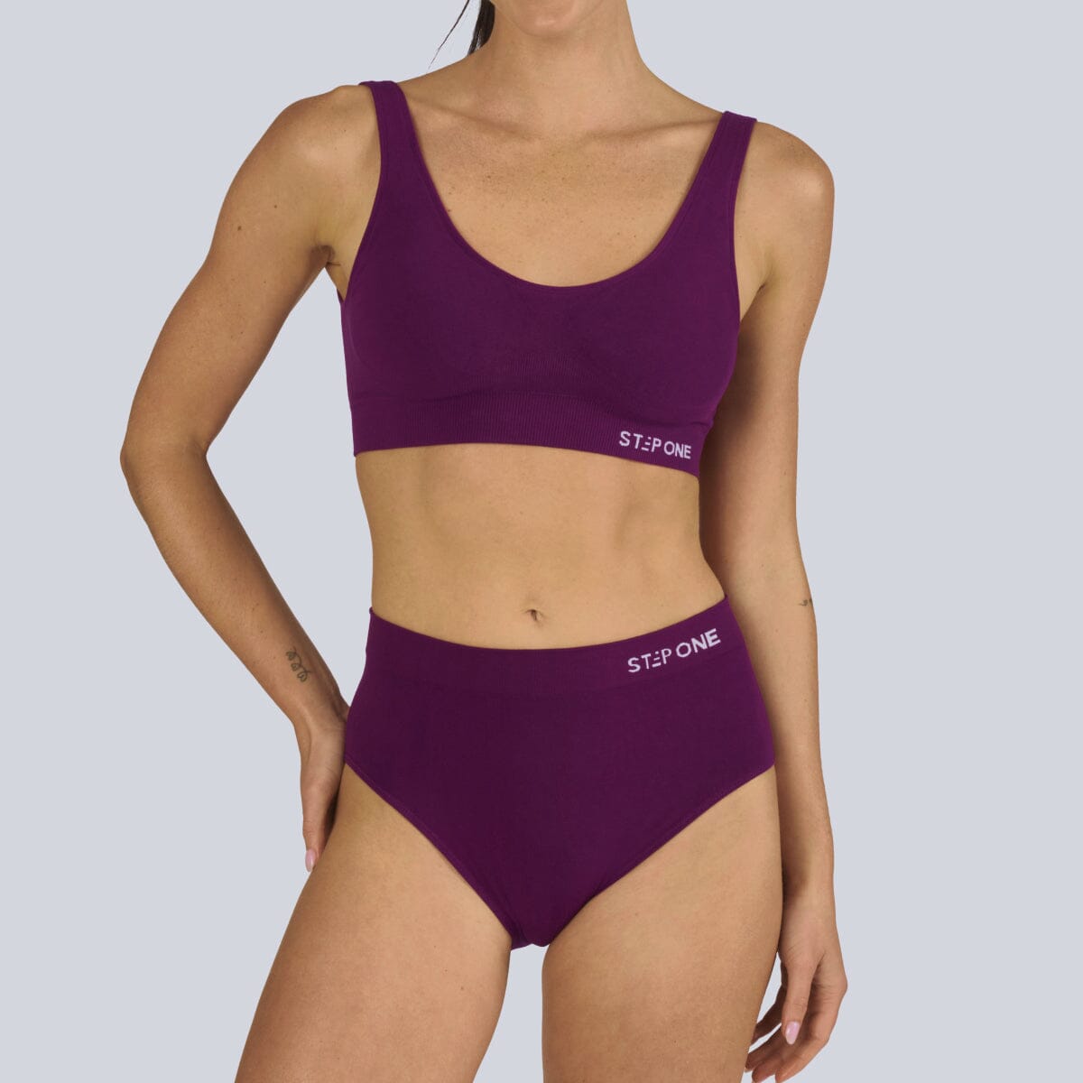 Women's SmoothFit Full Brief - Dark Purple - Bamboo Underwear