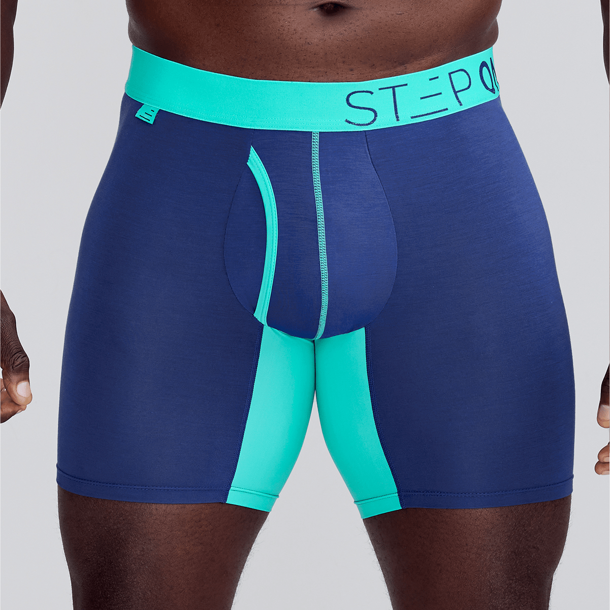 Boxer Brief Fly - Glaciers - Bamboo Underwear - Model:Baba