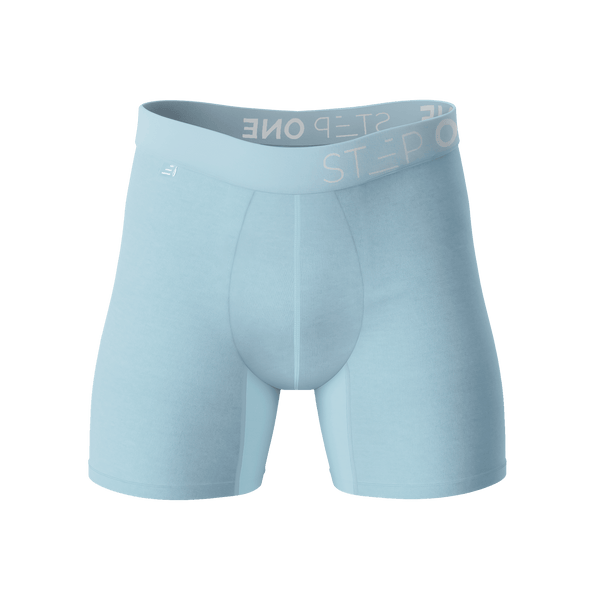 Boxer Brief - Ice Cubes  Step One Men's Bamboo Underwear