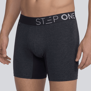 Boxer Brief - Stonewash Grey - Bamboo Underwear