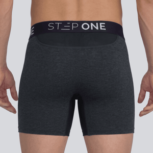 Boxer Brief - Stonewash Grey - Bamboo Underwear