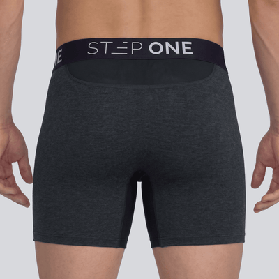Boxer Brief - Stonewash Grey - Bamboo Underwear