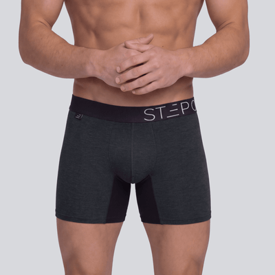 Boxer Brief - Stonewash Grey - Bamboo Underwear