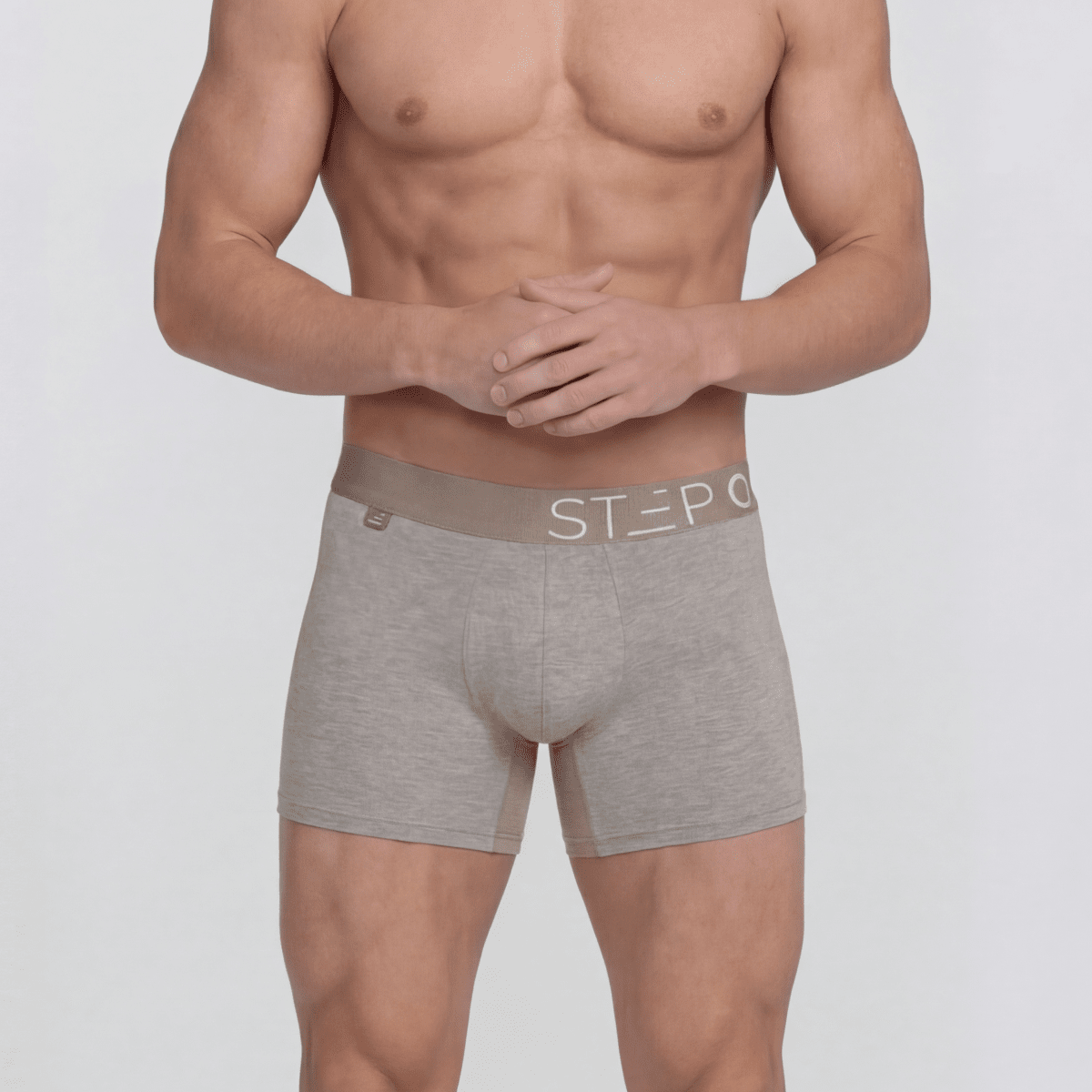 Trunk - Melange Slate Grey - Bamboo Underwear