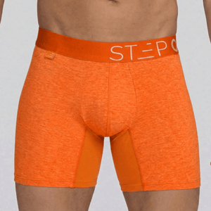 Boxer Brief - Melange Orange - Bamboo Underwear