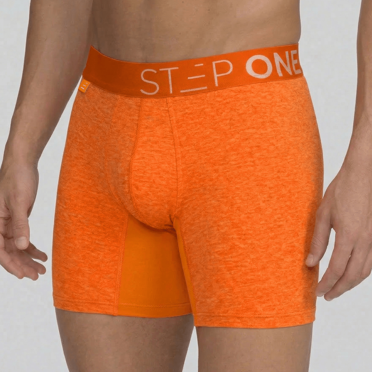Boxer Brief - Melange Orange - Bamboo Underwear