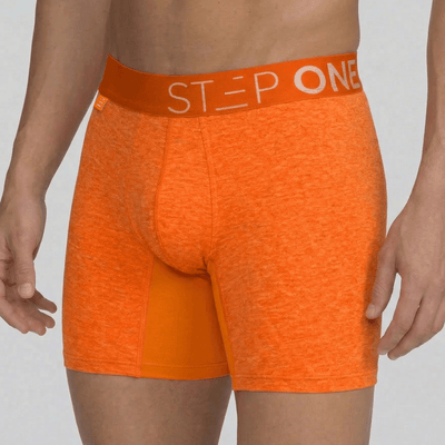 Boxer Brief - Melange Orange - Bamboo Underwear