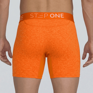 Boxer Brief - Melange Orange - Bamboo Underwear