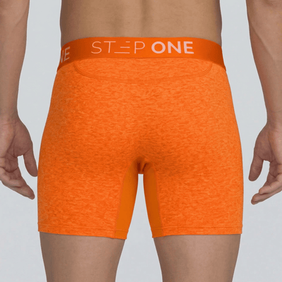 Boxer Brief - Melange Orange - Bamboo Underwear