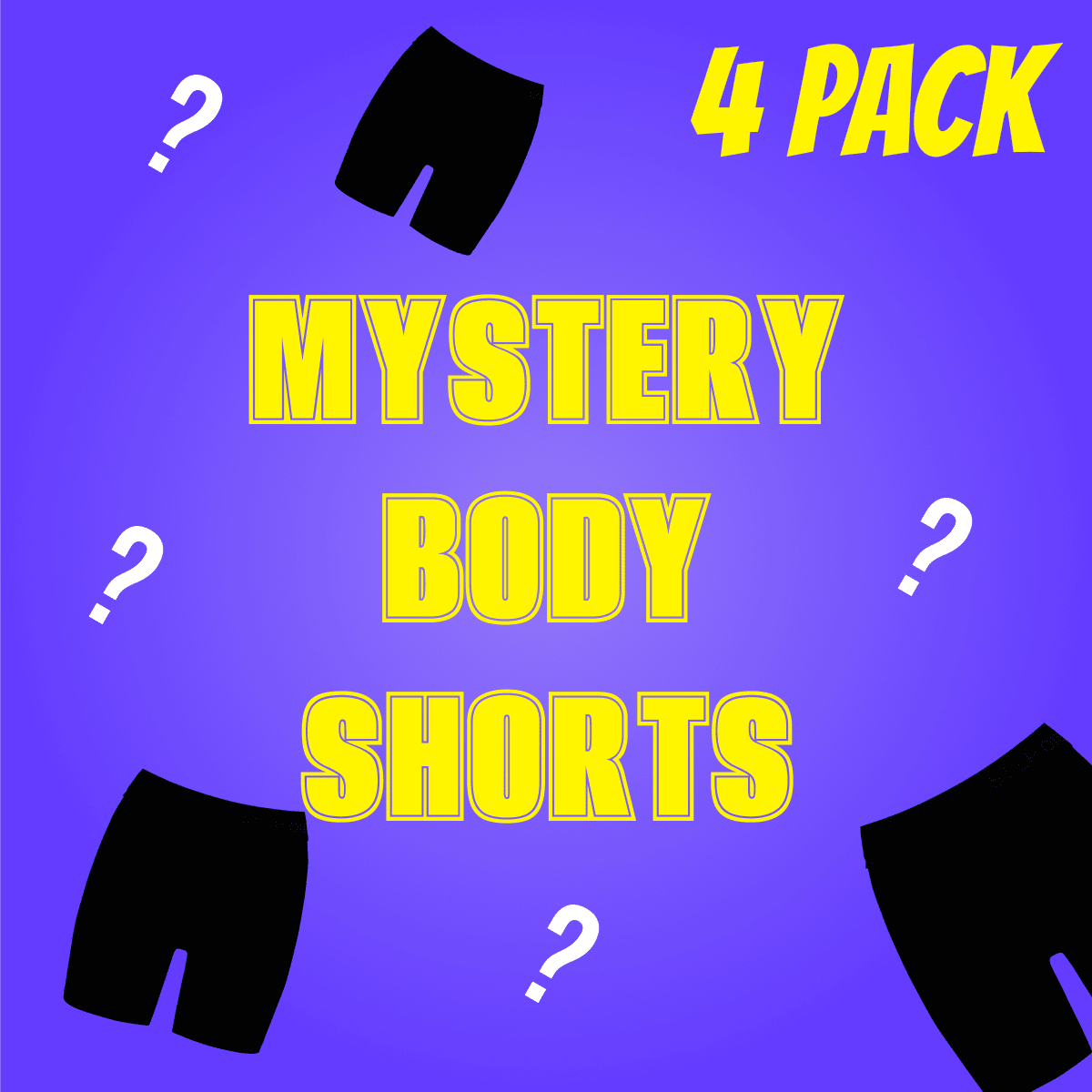 Body Shorts - Mystery 4 Pack - Bamboo Underwear