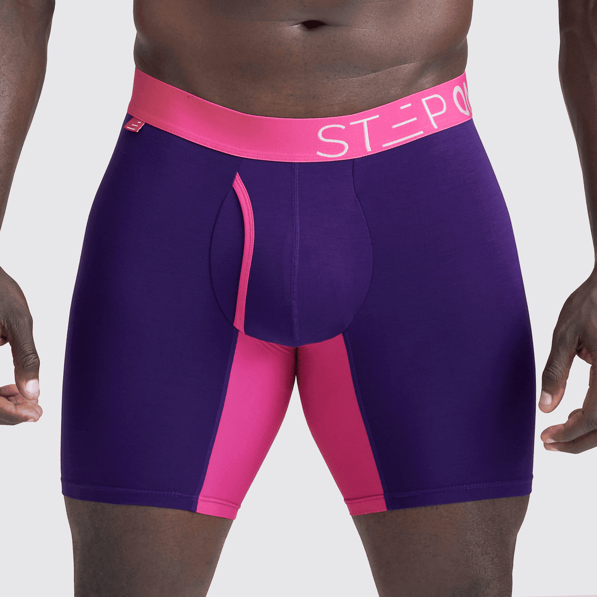 Boxer Brief Fly - Neon Strikes - Bamboo Underwear