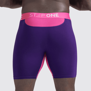 Boxer Brief Fly - Neon Strikes - Bamboo Underwear