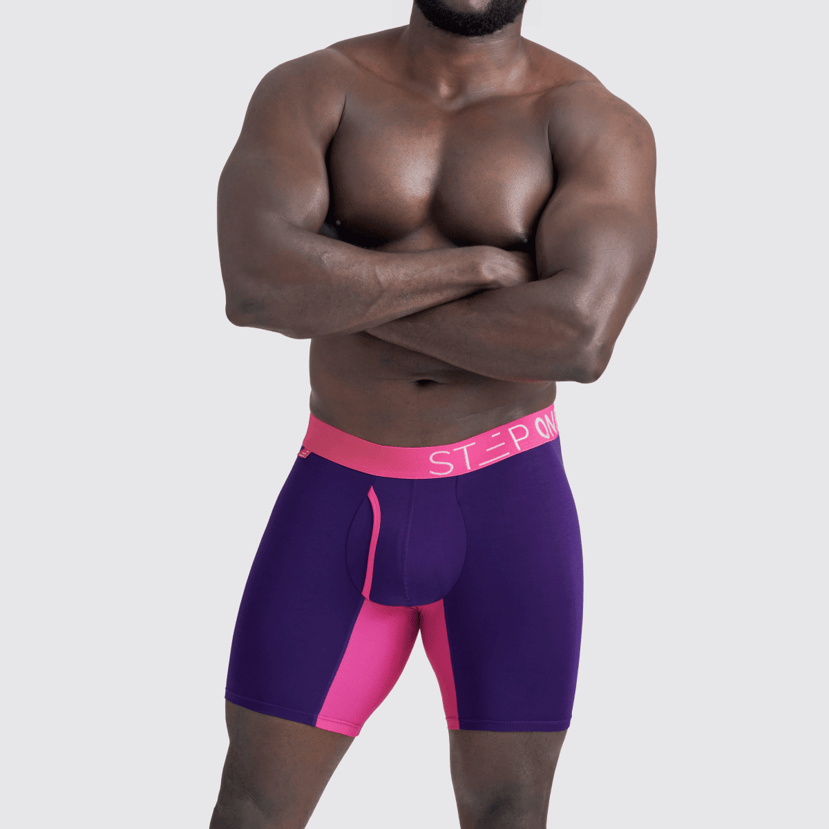 Boxer Brief Fly - Neon Strikes - Bamboo Underwear