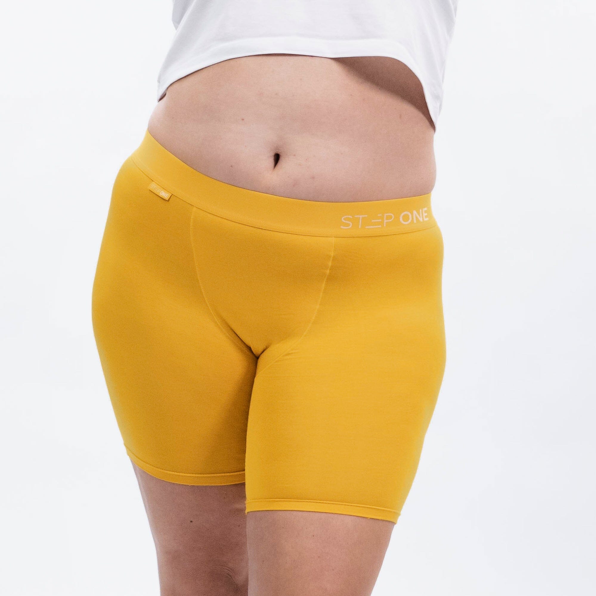 Women's Boxer Brief - Cheeky Cheddars - Model - #size_XL