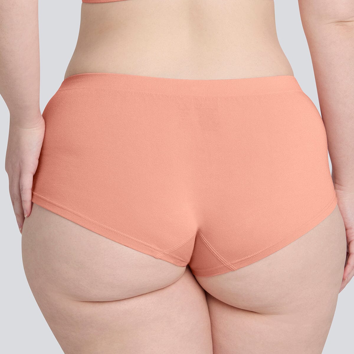 Women's SmoothFit Boyleg - Peaches & Cream - Bamboo Underwear - Model:Eloise