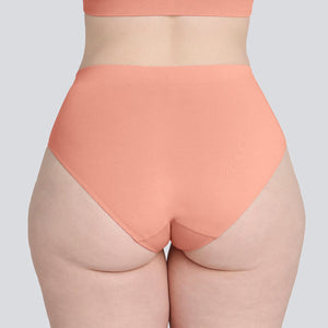 Women's SmoothFit Full Brief - Peaches & Cream - Bamboo Underwear - Model:Eloise