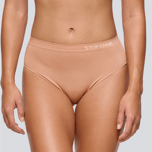 Women's SmoothFit Bikini Brief - Pink Beige - Bamboo Underwear