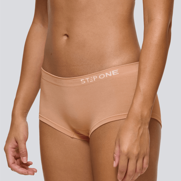 Women's SmoothFit Boyleg - Pink Beige - Bamboo Underwear