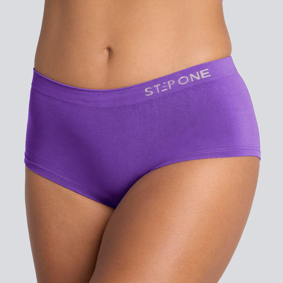 Women's SmoothFit Boyleg - Purple Haze - Bamboo Underwear - Model:Yolanda