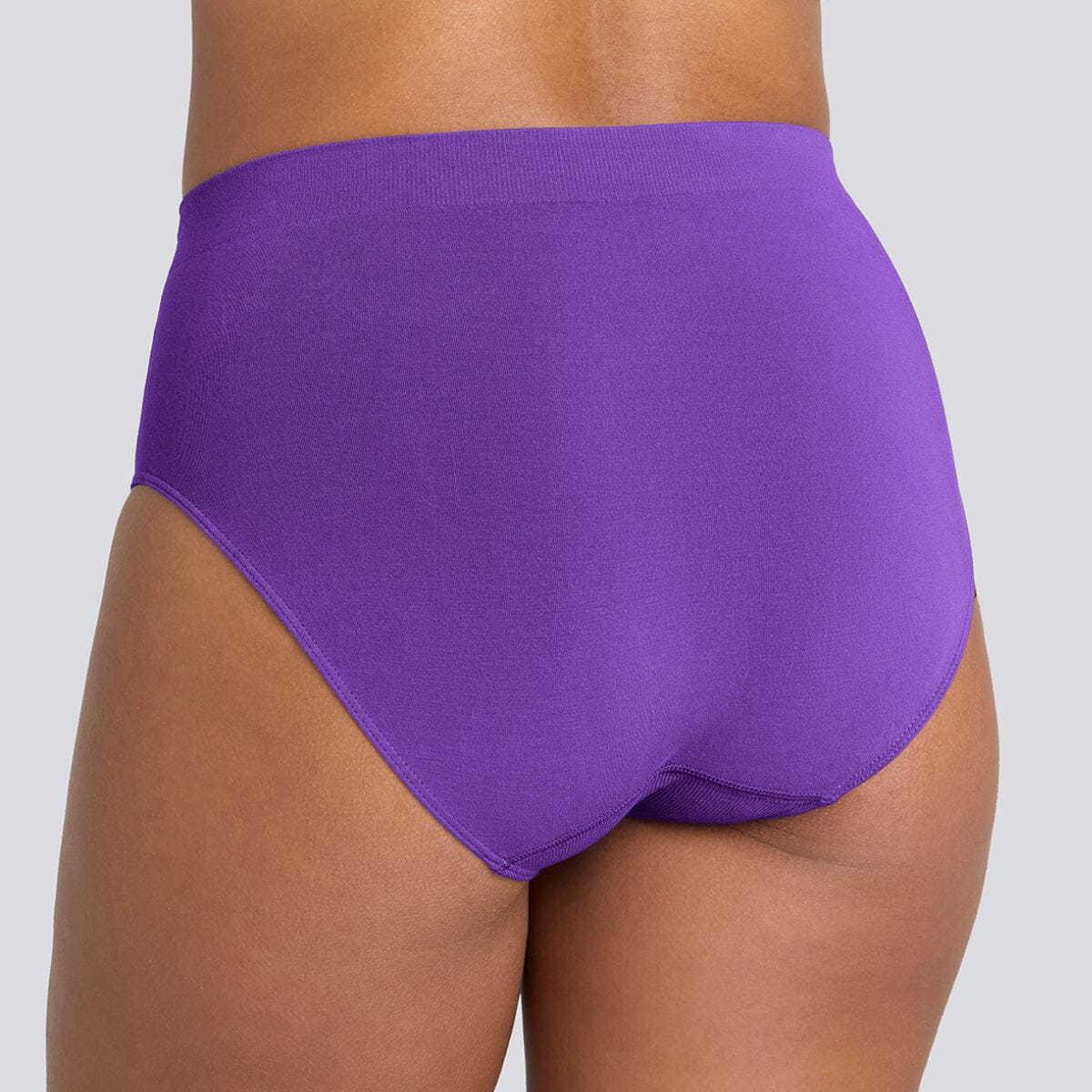 Women's SmoothFit Full Brief - Purple Haze - Bamboo Underwear - Model:Yolanda