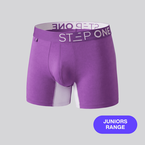 Purple & White