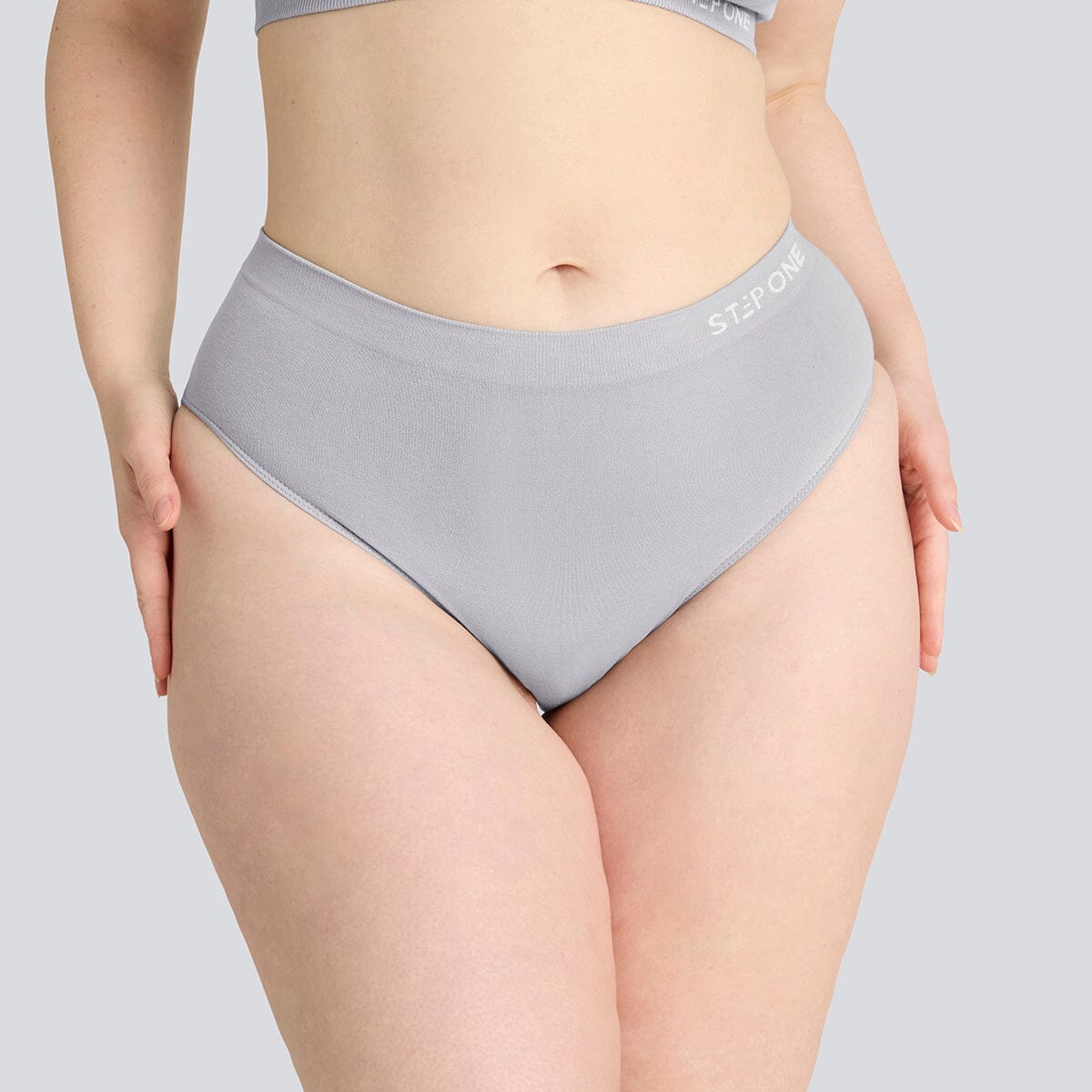 Women's SmoothFit Bikini Brief - Grey - Bamboo Underwear