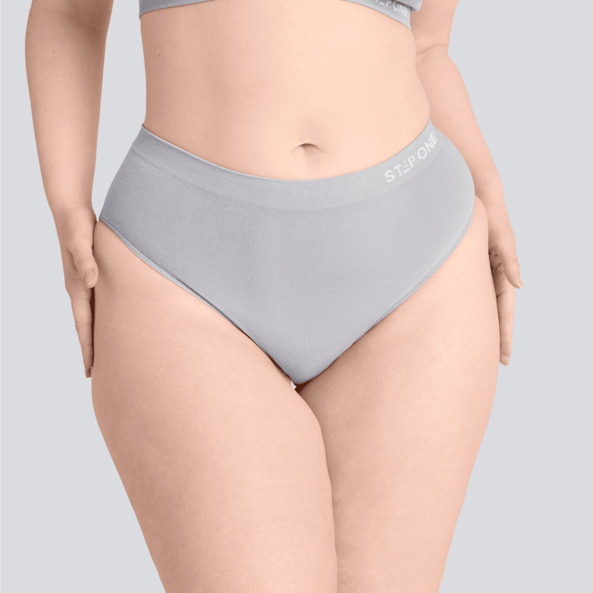 Women's SmoothFit Bikini Brief - Grey - Bamboo Underwear
