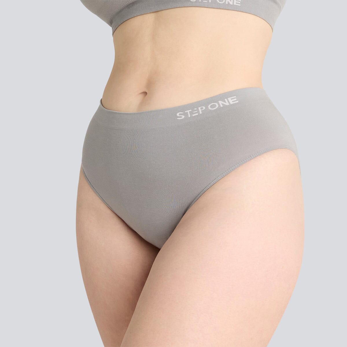 Women's SmoothFit Bikini Brief - Grey - Bamboo Underwear