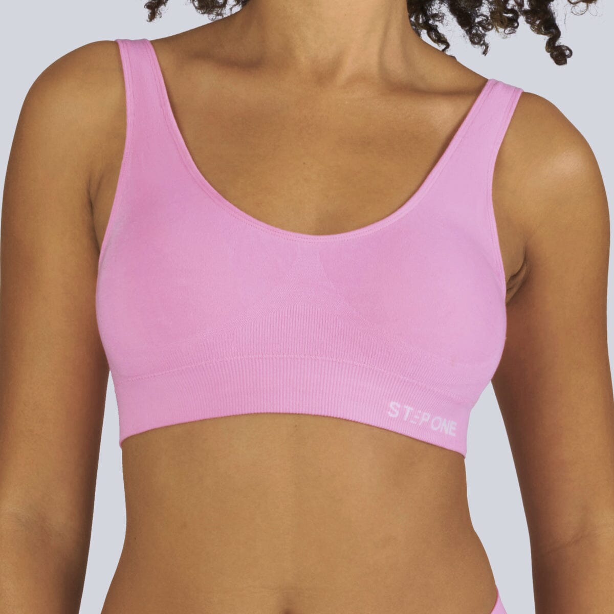Women's SmoothFit Padded Bra - Prism Pink - Bamboo Underwear