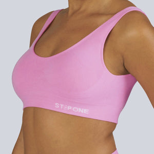 Women's SmoothFit Padded Bra - Prism Pink - Bamboo Underwear