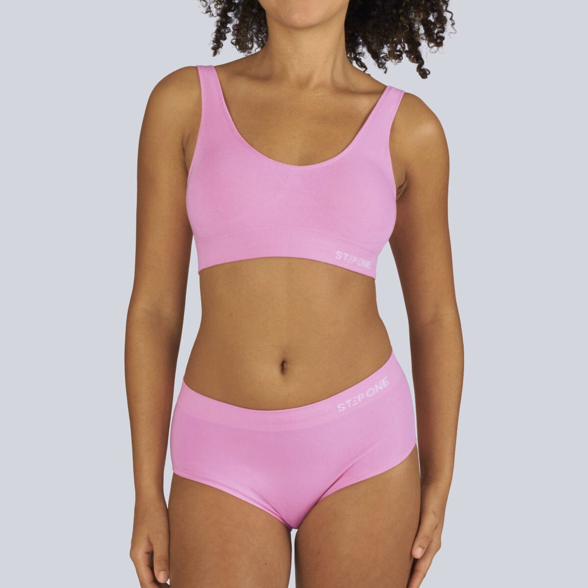 Women's SmoothFit Padded Bra - Prism Pink - Bamboo Underwear