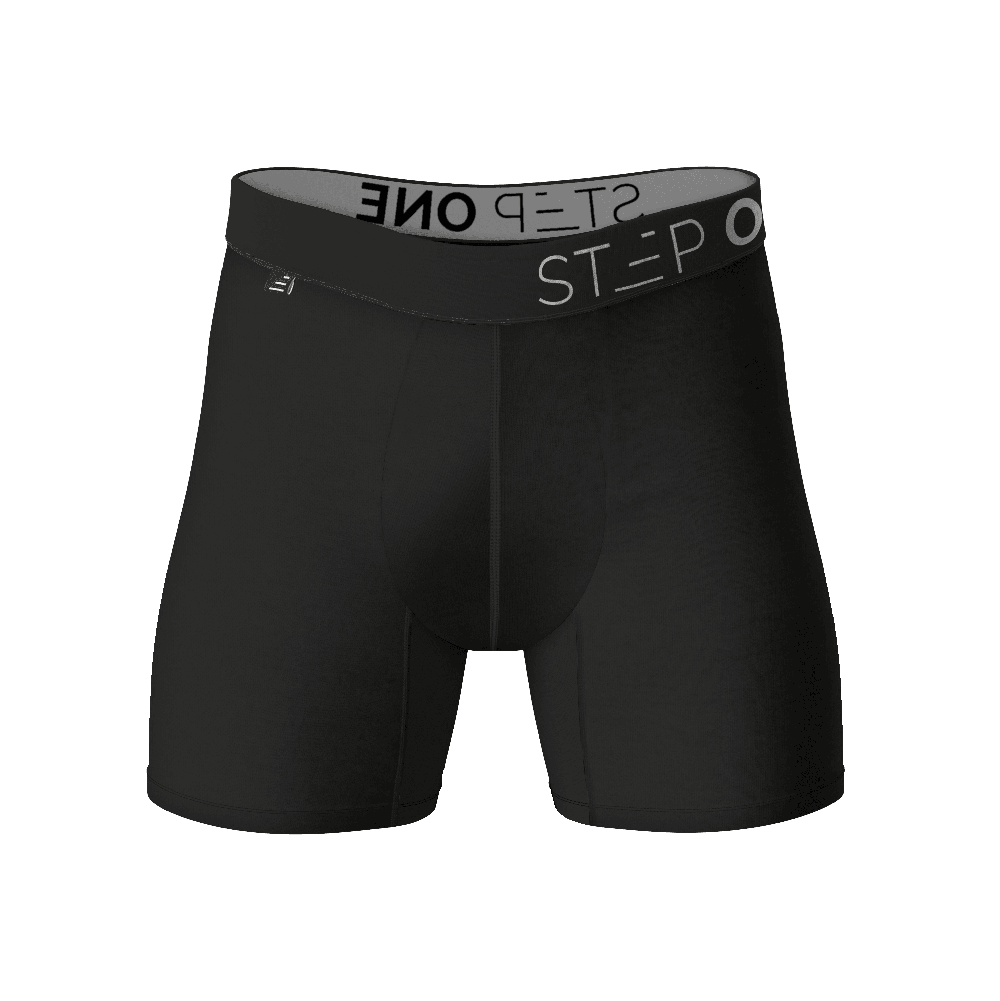 Super Soft Boxer Briefs - Anti-Chafe & No Ride Up Design - Three Pack -  Black, JustWears