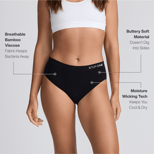 Women's SmoothFit Bikini Brief - Espresso-Tini - Bamboo Underwear
