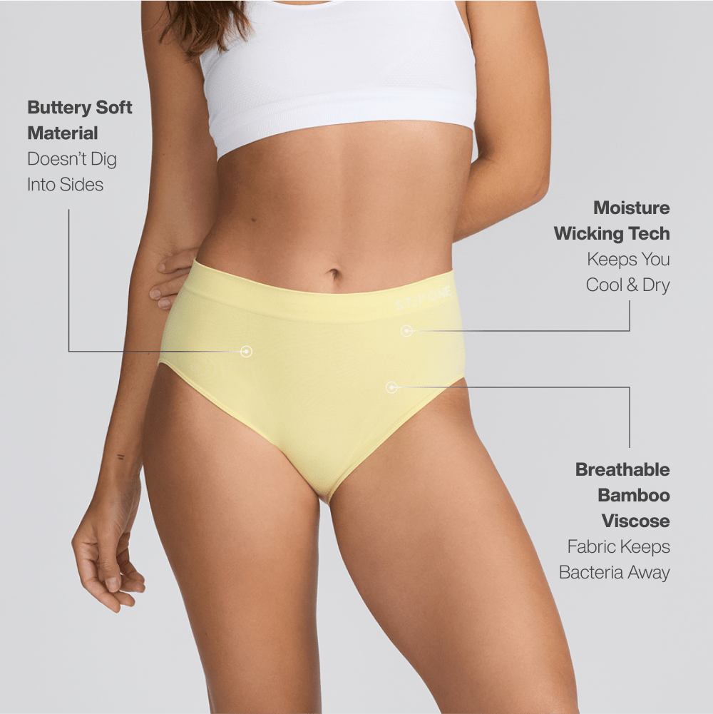 Women's SmoothFit Full Brief - Lemonade - Bamboo Underwear