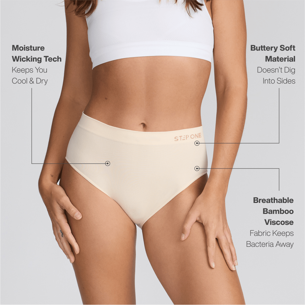 Women's SmoothFit Full Brief - Chic Champagne - Bamboo Underwear