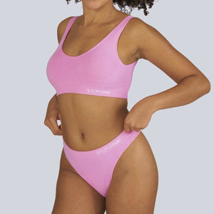 Women's SmoothFit Thong - Prism Pink - Bamboo Underwear