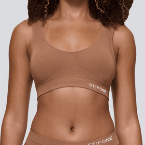 Women's SmoothFit Padded Bra - Tan - Bamboo Underwear