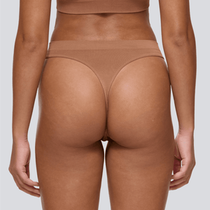 Women's SmoothFit Thong - Tan - Bamboo Underwear