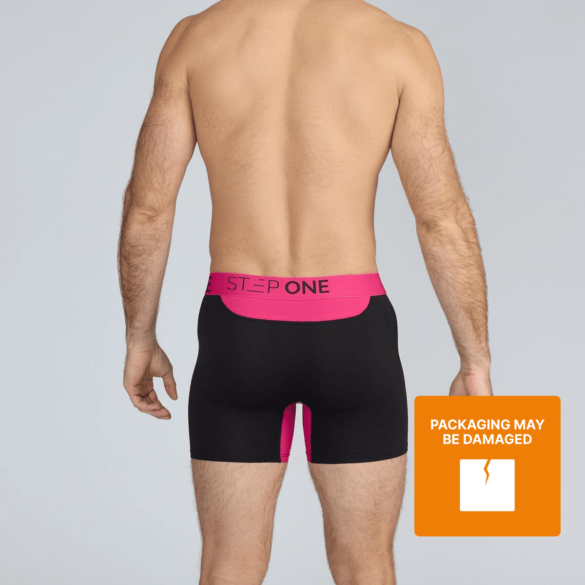 Trunk - Black & Pink - Bamboo Underwear