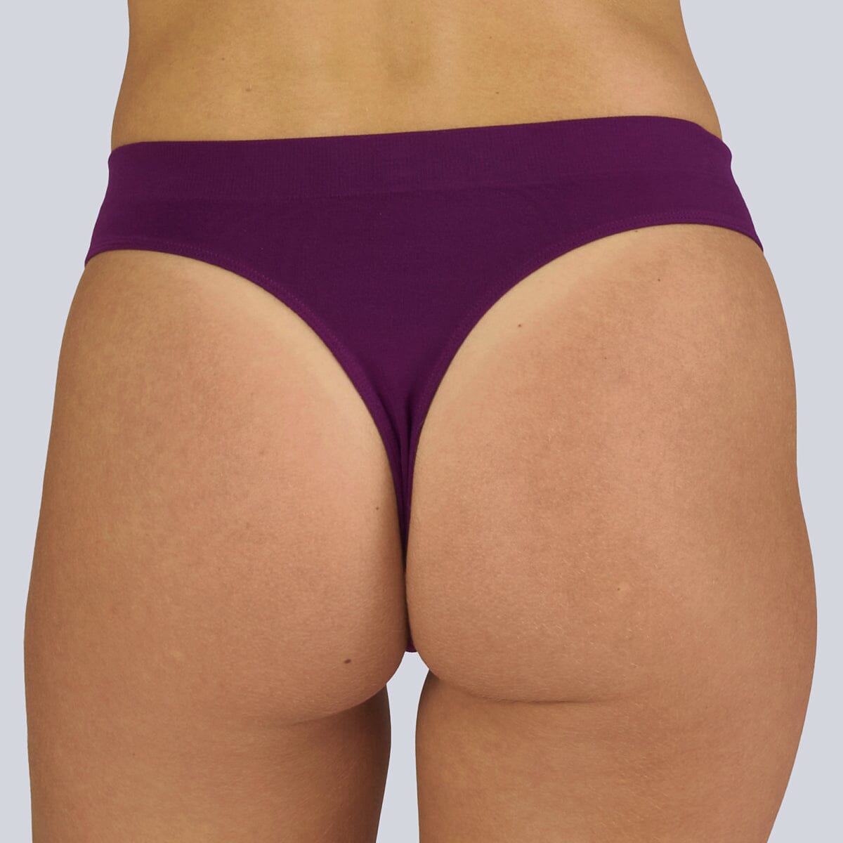 Women's SmoothFit Thong - Dark Purple - Bamboo Underwear