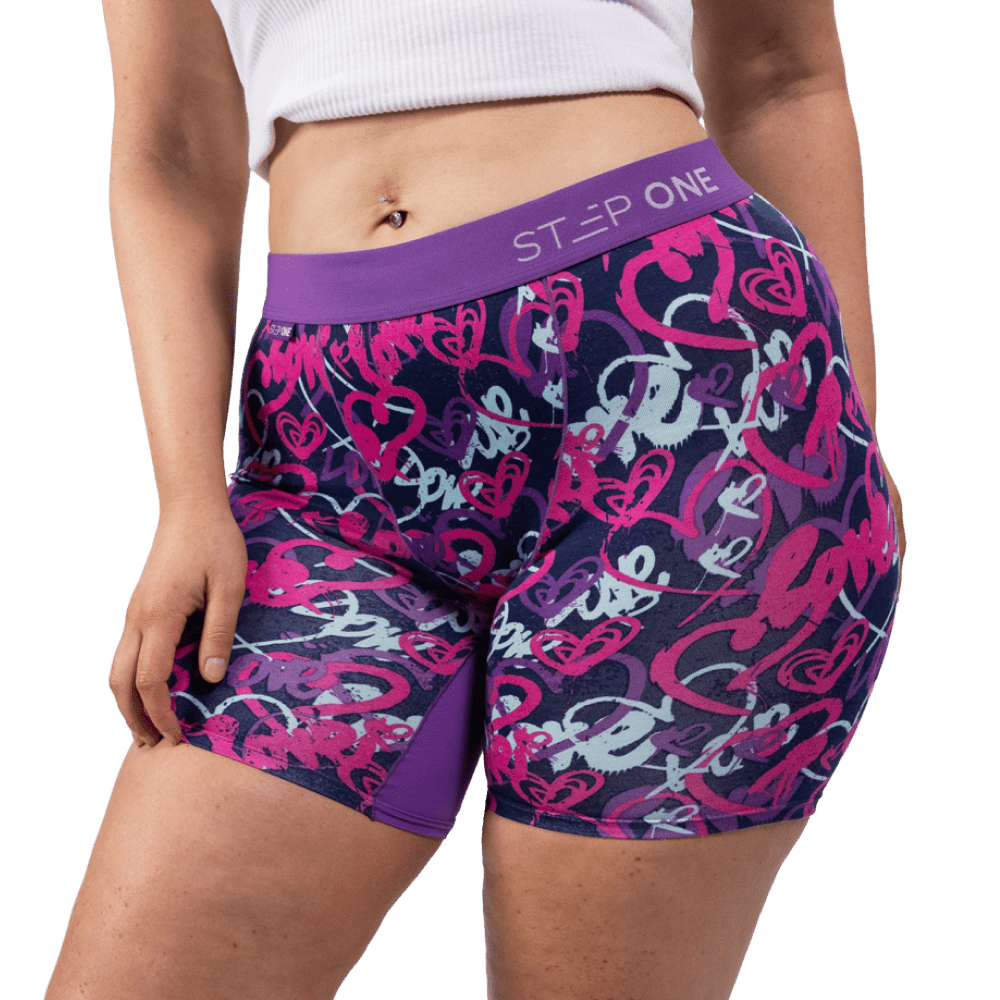 F lite 2019349500 womens underwear shorts with pad black size s Women