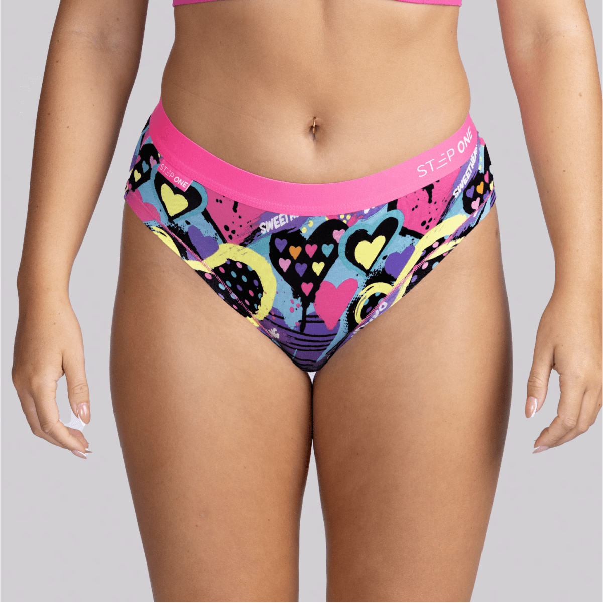 Women's Bikini Brief - Retro Romance - Bamboo Underwear