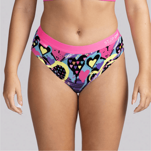 Women's Bikini Brief - Retro Romance - Bamboo Underwear