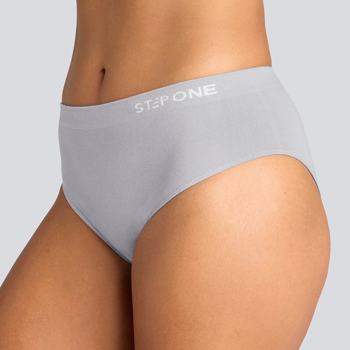 Women's SmoothFit Bikini Brief - Grey - Bamboo Underwear