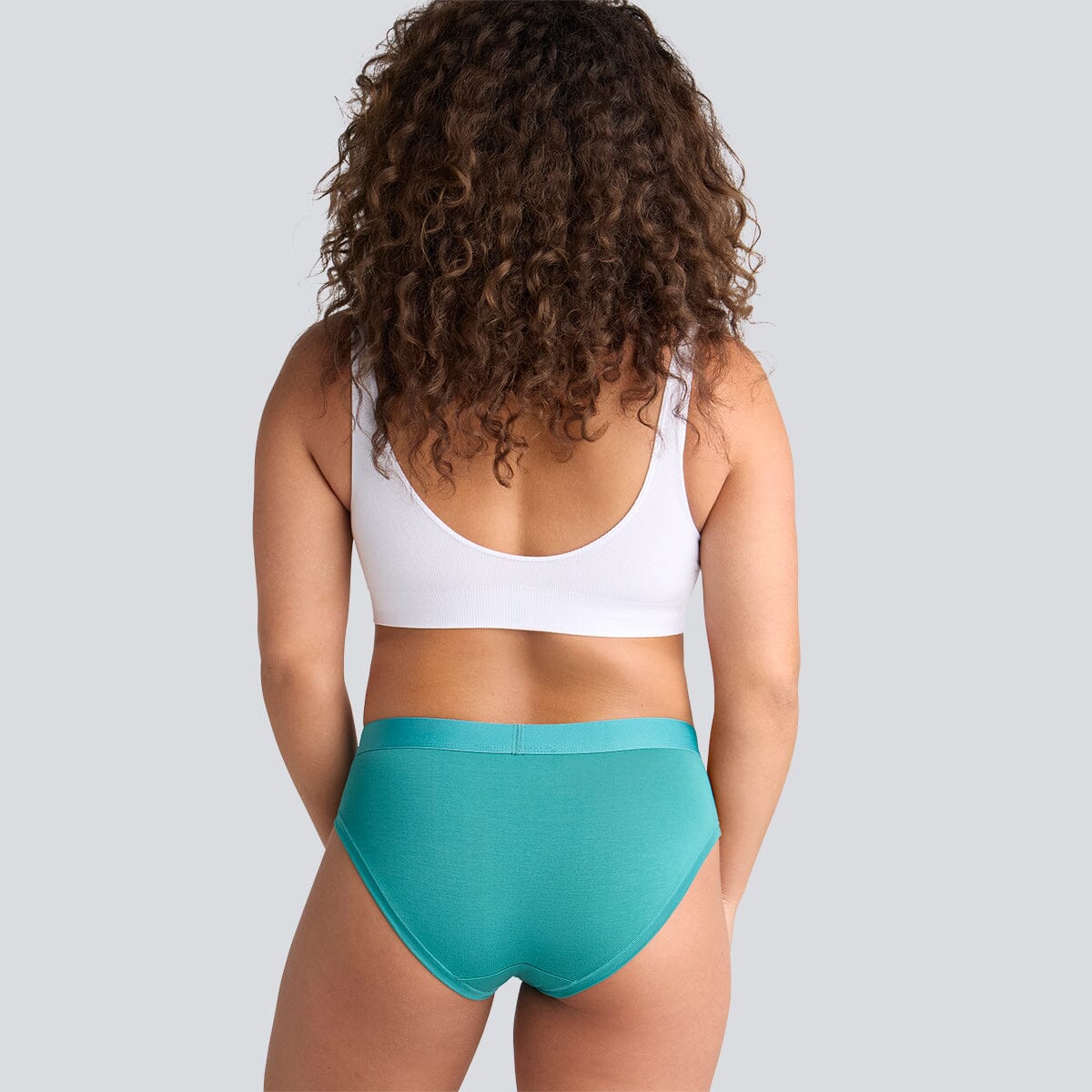 Light Green Bamboo Underwear for Women - Model:Alexandra