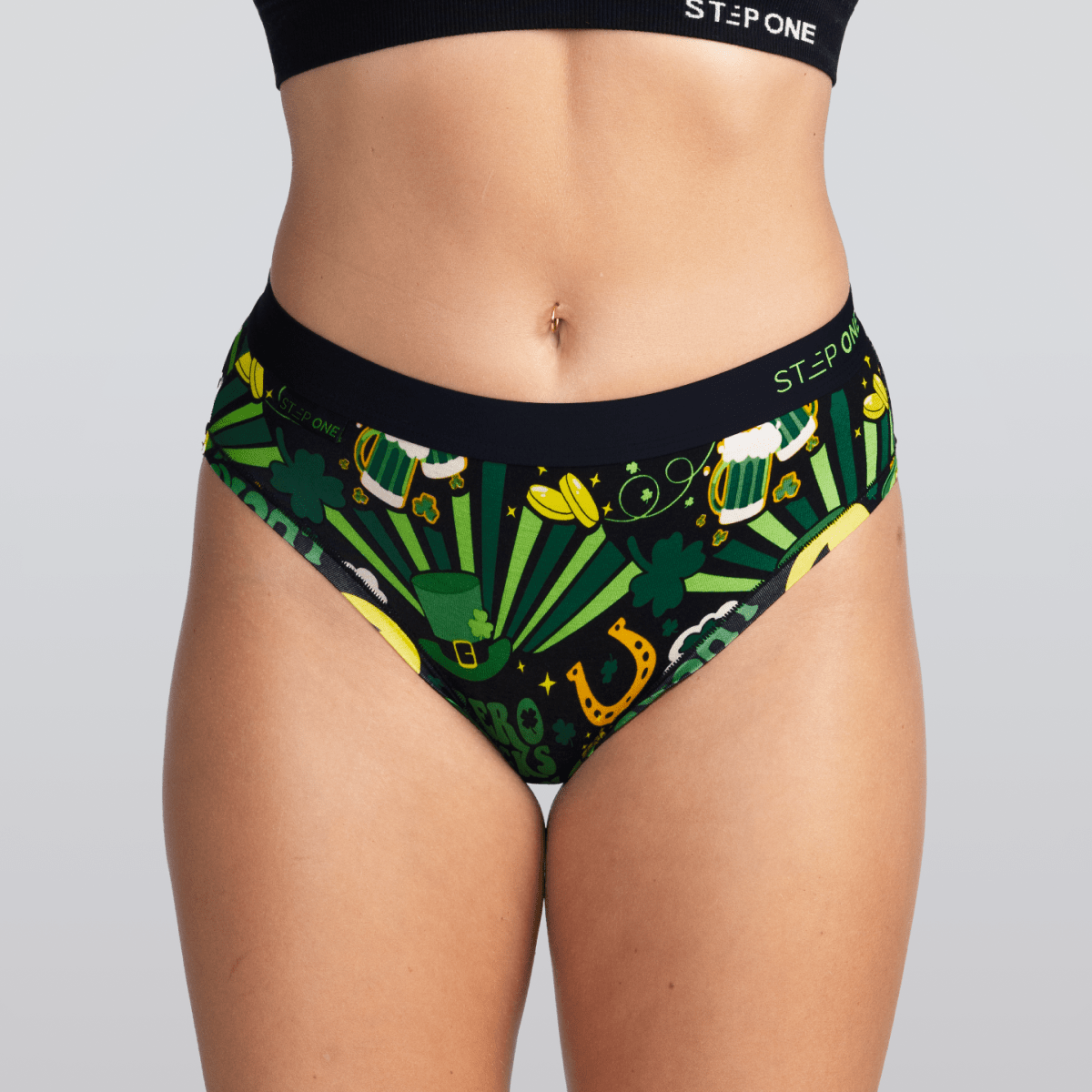 Women's Bikini Brief - Zero Lucks Given - Bamboo Underwear - Model:Madison