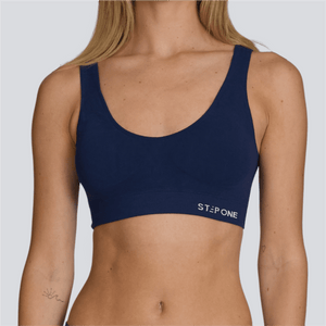 Women's SmoothFit Padded Bra - Navy - Bamboo Underwear