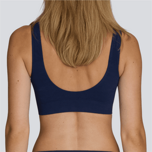 Women's SmoothFit Padded Bra - Navy - Bamboo Underwear