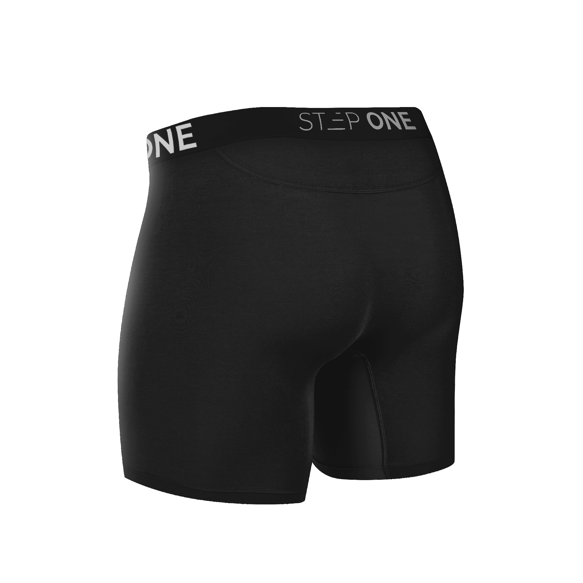 Super Soft Boxer Briefs - Anti-Chafe & No Ride Up Design - Two Pack With &  Without Pouch - Black, JustWears